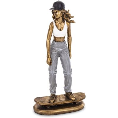 Queen Isabell STYLOWA FIGURKA DZIEWCZYNY NA DESKOROLCE DLA MIŁOŚNIKÓW MIEJSKIEGO STYLU Queen Isabell STYLOWA FIGURKA DZIEWCZYNY NA DESKOROLCE DLA MIŁOŚNIKÓW MIEJSKIEGO STYLU