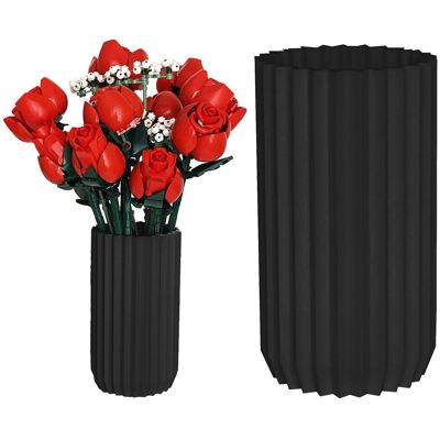 bez marki Stylowy czarny wazon flakon na kwiaty ICONS 10328 - Bukiet Róż bez marki Stylowy czarny wazon flakon na kwiaty ICONS 10328 - Bukiet Róż