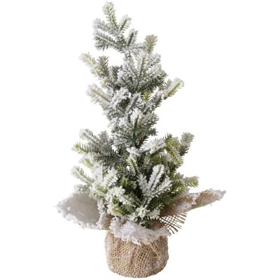 Boltze Sztuczna choinka w jutowej doniczce TANNE, 31 cm Boltze Sztuczna choinka w jutowej doniczce TANNE, 31 cm