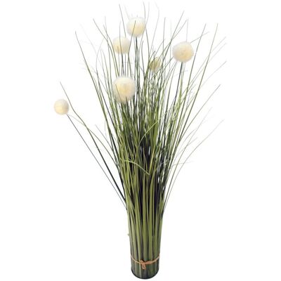 Saska Garden Sztuczna trawa fejka jak żywa z białymi kulkami 70 cm Saska Garden Sztuczna trawa fejka jak żywa z białymi kulkami 70 cm
