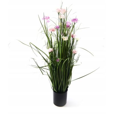 Midex Sztuczna Trawa W Doniczce Fejka Z Kwiatami 60Cm Midex Sztuczna Trawa W Doniczce Fejka Z Kwiatami 60Cm