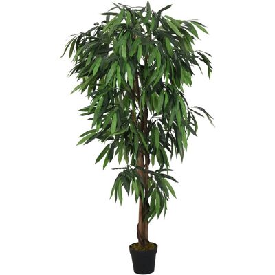 VMP Sztuczne drzewko mango, 300 liści, 80 cm, zielone VMP Sztuczne drzewko mango, 300 liści, 80 cm, zielone