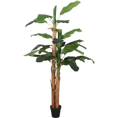 VMP Sztuczny bananowiec, 18 liści, 150 cm, zielony VMP Sztuczny bananowiec, 18 liści, 150 cm, zielony