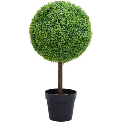 VMP Sztuczny bukszpan w formie kul, w doniczce, zielony, 50 cm VMP Sztuczny bukszpan w formie kul, w doniczce, zielony, 50 cm
