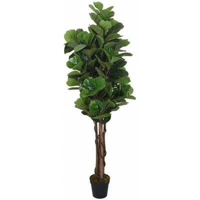 VMP Sztuczny figowiec dębolistny, 180 liści, 150 cm, zielony VMP Sztuczny figowiec dębolistny, 180 liści, 150 cm, zielony