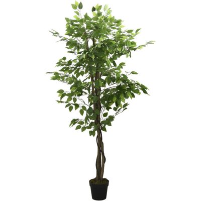 VMP Sztuczny fikus, 1008 liści, 180 cm, zielony VMP Sztuczny fikus, 1008 liści, 180 cm, zielony
