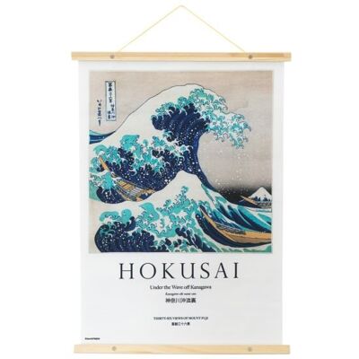 Grupo Erik Baner na ścianę do salonu The Great Wave Off Kanagawa Hokusai 71x53 cm Grupo Erik Baner na ścianę do salonu The Great Wave Off Kanagawa Hokusai 71x53 cm