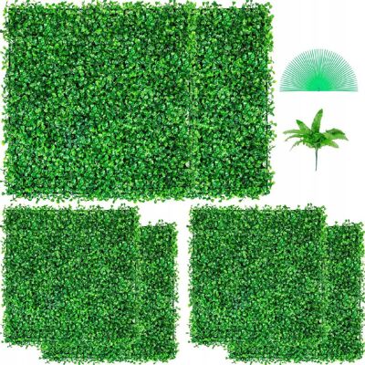 VEVOR SZTUCZNA ŚCIANA ROŚLINNA 6 SZT 20X20 CALI PREMIUM PANEL BUKSZPAN PE VEVOR SZTUCZNA ŚCIANA ROŚLINNA 6 SZT 20X20 CALI PREMIUM PANEL BUKSZPAN PE