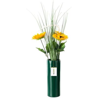 Botle Wazon Ceramiczny Tuba Butelkowa zieleń Botle Wazon Ceramiczny Tuba Butelkowa zieleń