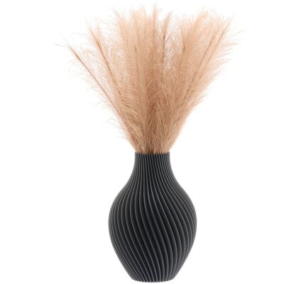 Botle Wazon Flakon Na Kwiaty Sztuczne 3D Szary Wysoki 25Cm Dekoracyjny Tworzywo Botle Wazon Flakon Na Kwiaty Sztuczne 3D Szary Wysoki 25Cm Dekoracyjny Tworzywo