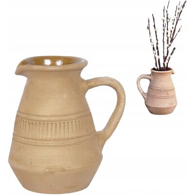 inna (Inny) WAZON GLINIANY DUŻY na kwiaty dekoracyjny naturalny glina 20cm inna (Inny) WAZON GLINIANY DUŻY na kwiaty dekoracyjny naturalny glina 20cm