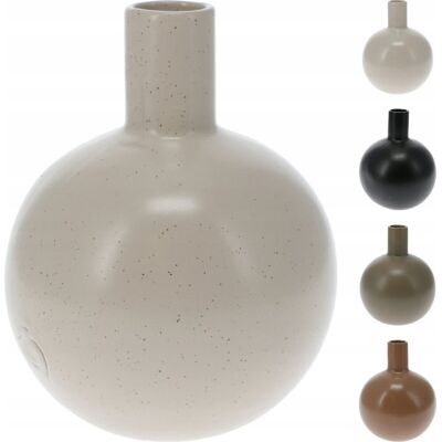 Koopman Wazon porcelanowy dekoracyjny na kwiaty 13,5 x 17 cm Koopman Wazon porcelanowy dekoracyjny na kwiaty 13,5 x 17 cm