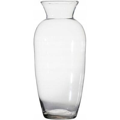 Koopman Wazon szklany gładki transparentny na kwiaty klasyczny 50cm 1szt Koopman Wazon szklany gładki transparentny na kwiaty klasyczny 50cm 1szt