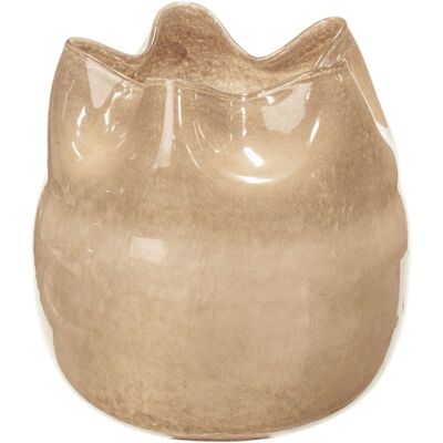 Wazon Esther Broste Copenhagen - Szkło dmuchane - 30cm - Beżowy Wazon Esther Broste Copenhagen - Szkło dmuchane - 30cm - Beżowy