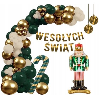 Extra Party WESOŁYCH ŚWIĄT balony girlanda dekoracje na BOŻE NARODZENIE DZIADEK Extra Party WESOŁYCH ŚWIĄT balony girlanda dekoracje na BOŻE NARODZENIE DZIADEK