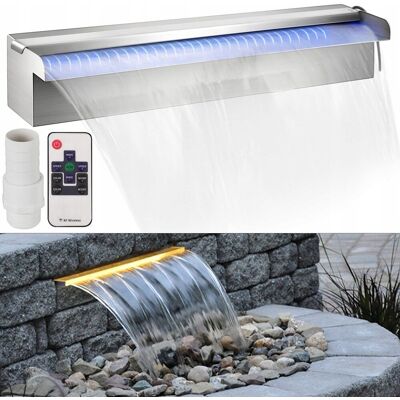 inna (Inny) Wodospad fontanna basenowa stal nierdzewna 45cm LED kaskada ogrodowa inna (Inny) Wodospad fontanna basenowa stal nierdzewna 45cm LED kaskada ogrodowa