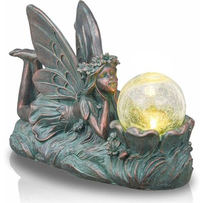 Inny producent Wróżka Solarna LED Figurka do Ogrodu na Taras Świecąca Dekoracja Inny producent Wróżka Solarna LED Figurka do Ogrodu na Taras Świecąca Dekoracja