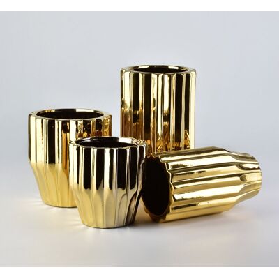 Mondex YVONNE GOLD WAZON 14xh24,5cm Mondex YVONNE GOLD WAZON 14xh24,5cm