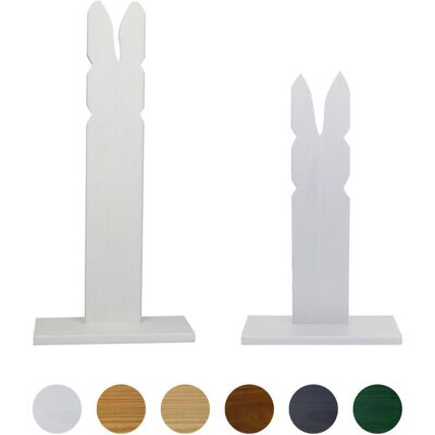 Floranica Zestaw 2 szt. Zając Dekoracyjny Zajączek wielkanocny z drewna Figurka dekoracyjna Wielkanoc Wiosna, Dekoracja świąteczna DIY - Biały 40 / 50 cm wyso.. Floranica Zestaw 2 szt. Zając Dekoracyjny Zajączek wielkanocny z drewna Figurka dekoracyjna Wielkanoc Wiosna, Dekoracja świąteczna DIY - Biały 40 / 50 cm wyso..