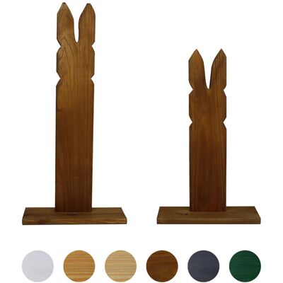 Floranica Zestaw 2 szt. Zając Dekoracyjny Zajączek wielkanocny z drewna Figurka dekoracyjna Wielkanoc Wiosna, Dekoracja świąteczna DIY - Brązowy 40 / 50 cm wy.. Floranica Zestaw 2 szt. Zając Dekoracyjny Zajączek wielkanocny z drewna Figurka dekoracyjna Wielkanoc Wiosna, Dekoracja świąteczna DIY - Brązowy 40 / 50 cm wy..