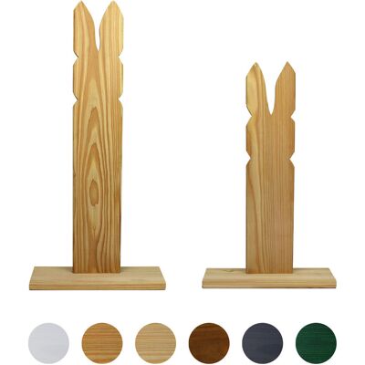 Floranica Zestaw 2 szt. Zając Dekoracyjny Zajączek wielkanocny z drewna Figurka dekoracyjna Wielkanoc Wiosna, Dekoracja świąteczna DIY - Naturalny 40 / 50 cm .. Floranica Zestaw 2 szt. Zając Dekoracyjny Zajączek wielkanocny z drewna Figurka dekoracyjna Wielkanoc Wiosna, Dekoracja świąteczna DIY - Naturalny 40 / 50 cm ..