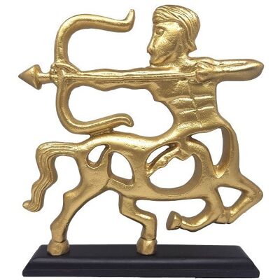 Manopoulos G & j Gp Złota Figurka Dekoracyjna - Strzelec - drewniana podstawa - SAG2 Manopoulos G & j Gp Złota Figurka Dekoracyjna - Strzelec - drewniana podstawa - SAG2