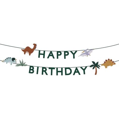 Inny producent Baner Happy Birthday Dinozaury Girlanda 3 M Inny producent Baner Happy Birthday Dinozaury Girlanda 3 M