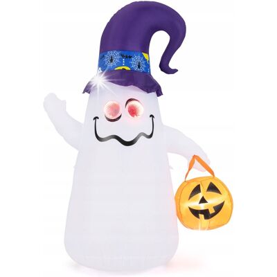 COSTWAY Dekoracje Halloween Nadmuchiwany Duch COSTWAY Dekoracje Halloween Nadmuchiwany Duch