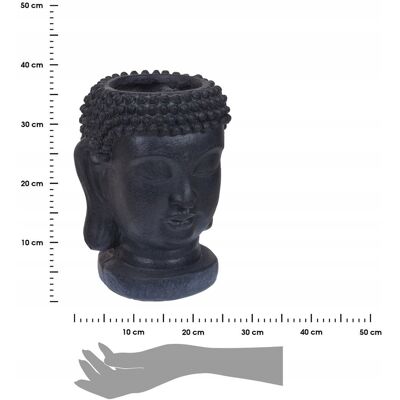 ProGarden Donica na kwiaty Głowa Buddy 35 cm Osłonka Budda Dekoracja na Taras Balkon ProGarden Donica na kwiaty Głowa Buddy 35 cm Osłonka Budda Dekoracja na Taras Balkon