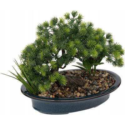 Atmosphera DRZEWKO BONSAI SZTUCZNE w doniczce sztuczny kwiat ozdobny 25 cm Atmosphera DRZEWKO BONSAI SZTUCZNE w doniczce sztuczny kwiat ozdobny 25 cm