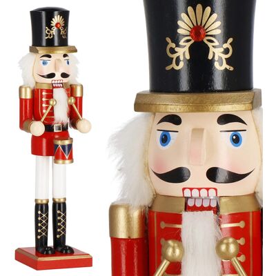 Springos DZIADEK DO ORZECHÓW DREWNIANY ozdoba świąteczna XXL figurka PREMIUM 38 cm Springos DZIADEK DO ORZECHÓW DREWNIANY ozdoba świąteczna XXL figurka PREMIUM 38 cm