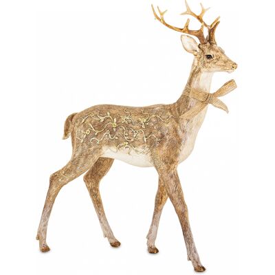 ART Figurka Świąteczna Jeleń Renifer Ozdoba Bożonarodzeniowadekoracja 30 Cm. ART Figurka Świąteczna Jeleń Renifer Ozdoba Bożonarodzeniowadekoracja 30 Cm.