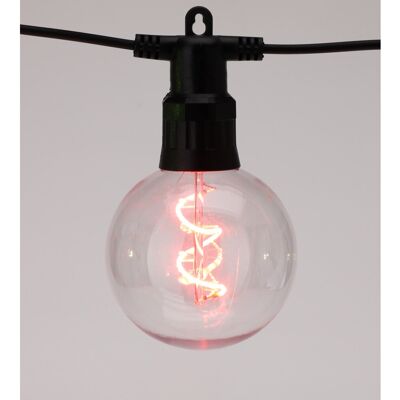 ProGarden GIRLANDA ŚWIETLNA 10 LED TWORZYWO SZTUCZNE WIELOKOLOROWE 950X8X11 CM TIMER ProGarden GIRLANDA ŚWIETLNA 10 LED TWORZYWO SZTUCZNE WIELOKOLOROWE 950X8X11 CM TIMER