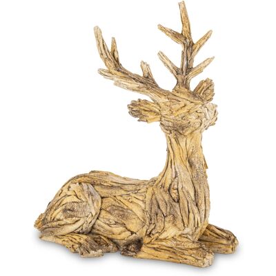 ART Jeleń Renifer Duża Figurka Świąteczna Ozdoba Na Boże Narodzenie Pod Choinkę ART Jeleń Renifer Duża Figurka Świąteczna Ozdoba Na Boże Narodzenie Pod Choinkę