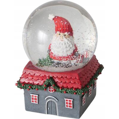 Boltze KULA ŚNIEŻNA Z DOMKIEM POLYRESIN Ø10 CM WYSOKOŚĆ 14 4 CM MIKOŁAJ Boltze KULA ŚNIEŻNA Z DOMKIEM POLYRESIN Ø10 CM WYSOKOŚĆ 14 4 CM MIKOŁAJ
