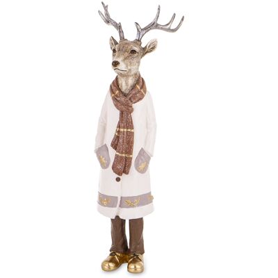 ART Renifer Jeleń Figurka Świąteczna Stojąca Ozdoba Boże Narodzenie Duża 42 Cm. ART Renifer Jeleń Figurka Świąteczna Stojąca Ozdoba Boże Narodzenie Duża 42 Cm.