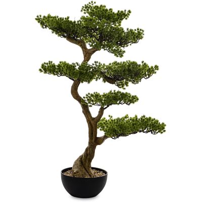 ART Sztuczne Drzewko Bonsai W Doniczce Sosna Jak Żywe Duże 105 Cm Igły Ozdoba ART Sztuczne Drzewko Bonsai W Doniczce Sosna Jak Żywe Duże 105 Cm Igły Ozdoba