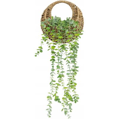 Atmosphera SZTUCZNY EUKALIPTUS W PLECIONEJ DONICZCE 70CM TWORZYWO SZTUCZNE 26X26X11 CM Atmosphera SZTUCZNY EUKALIPTUS W PLECIONEJ DONICZCE 70CM TWORZYWO SZTUCZNE 26X26X11 CM