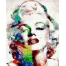 Artnapi 40x50cm Obraz Do Malowania Po Numerach Na Drewnianej Ramie - Marilyn Monroe