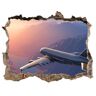 Foto zdjęcie dziura na ścianę Naklejka Samolot, Tulup