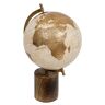 MIA home Globus drewno mango beż-złoto 35 cmx20 cm