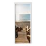 Naklejka na drzwi HOMEPRINT Schody na plażę 85x205 cm