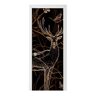 Naklejka na drzwi HOMEPRINT Sylwetka jelenia 85x205 cm