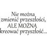 Naklejkolandia Napis na ścianę, naklejka - Nie można zmienić.. 65, 240x120 cm