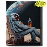 VARMACON Obraz Malowanie po numerach NA RAMIE, 40x50 cm   Kosmonauta na przerwie   Oh Art!