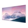 Panel kuchenny HOMEPRINT Góry na tle różowego nieba 125x50 cm