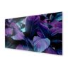 Panel kuchenny HOMEPRINT Liście w odcieniu fioletu 100x50 cm
