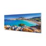 Tulup Panel lacobel + klej Grecja Wybrzeże plaża 125x50 cm