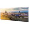 Tulup Panel ścienny Niemcy Rzeka panoramy mosty 125x50 cm