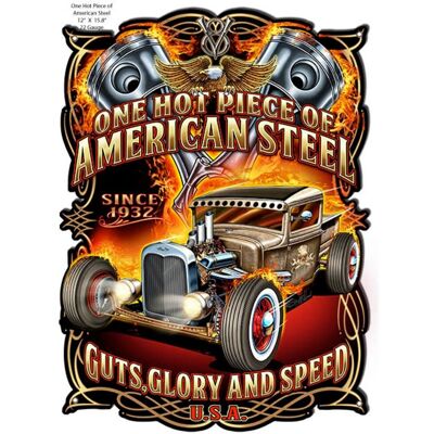 ART American Steel Hot Rod SZYLD, HIT PREZENT ART American Steel Hot Rod SZYLD, HIT PREZENT